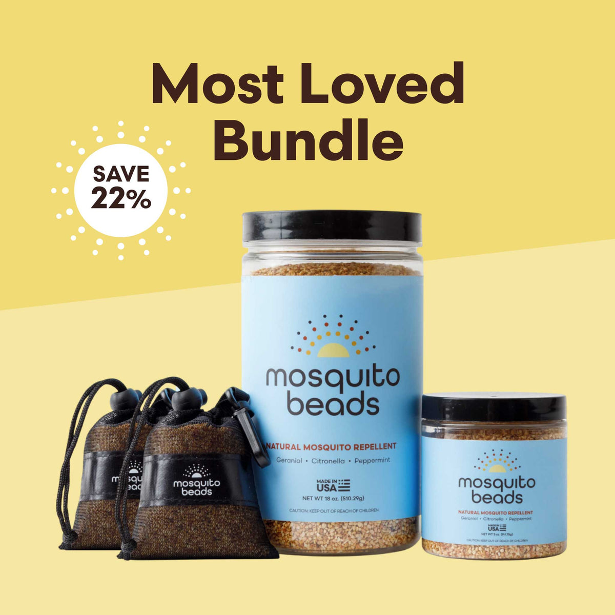 Most Loved Bundle Mosquito Beads Natural Mosquito Repellent