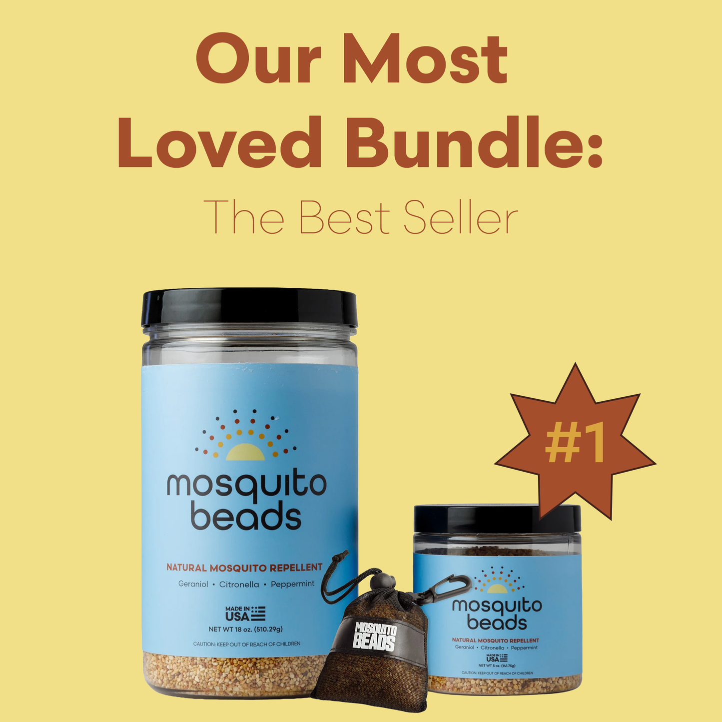 Mosquito Beads Bundle: 18 + 5 + Mesh Bag
