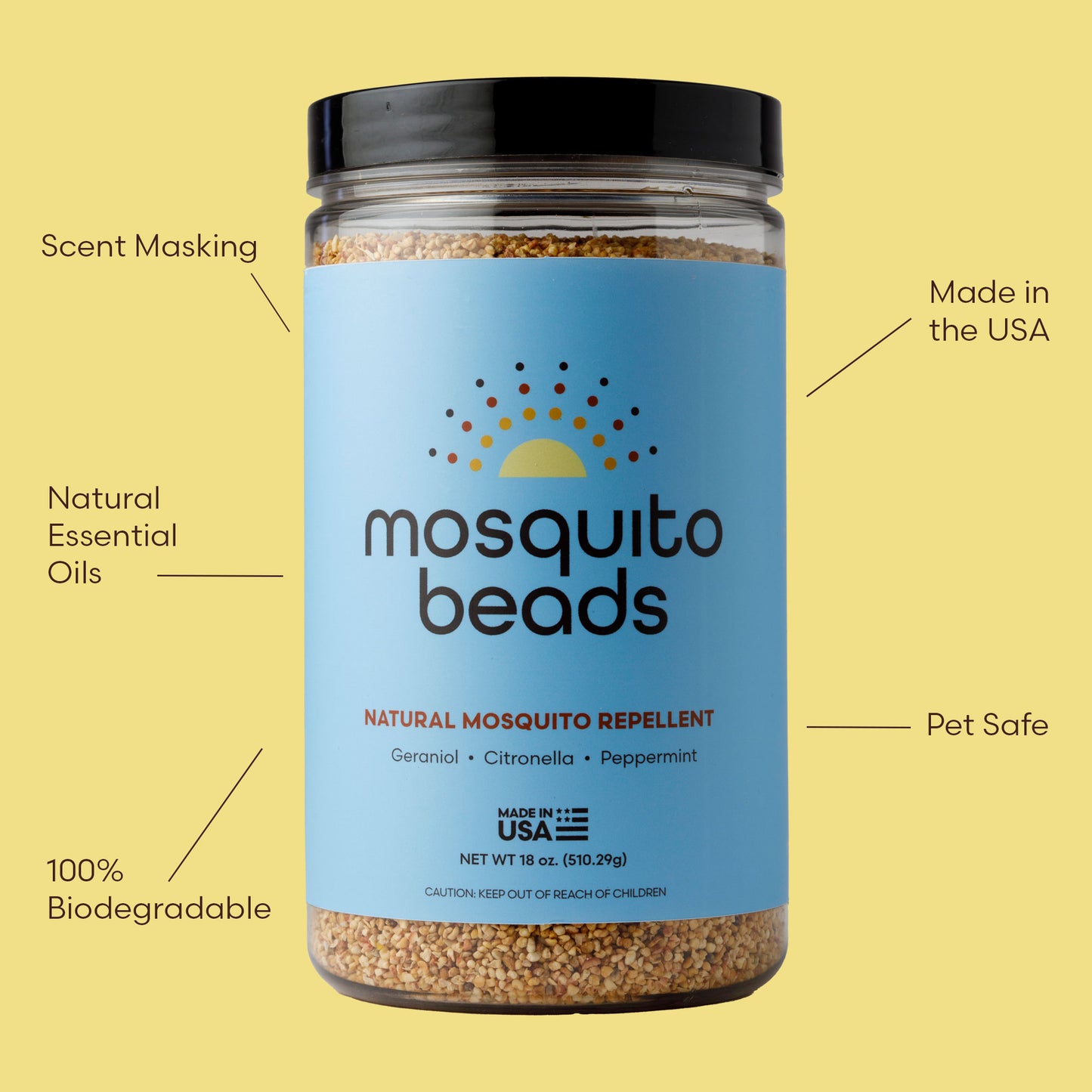 All the benefits of Mosquito Beads The Signature 18 oz